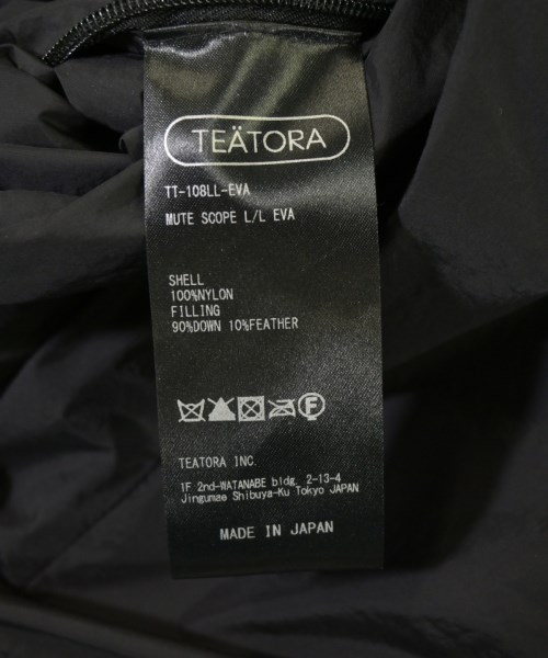 TEATORA（テアトラ）ダウンコート 黒 サイズ:3(L位) メンズ/2200720666151