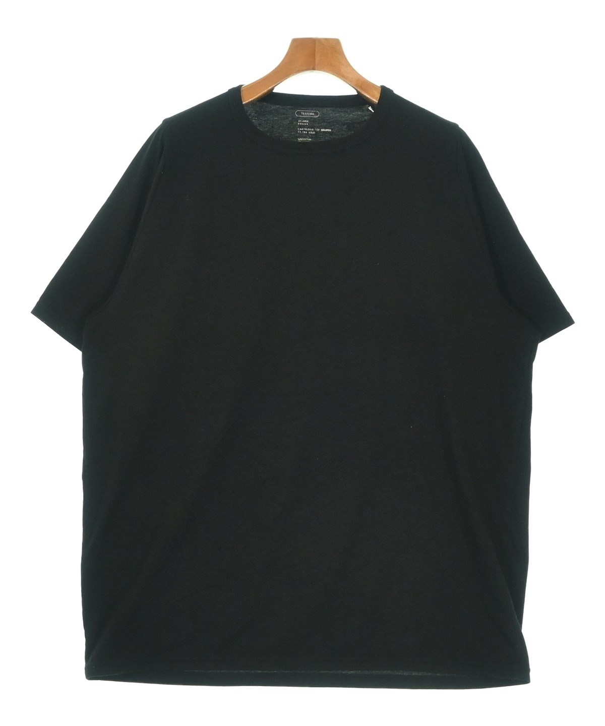 TEATORA 黒 Tシャツ TEATORA（テアトラ）Tシャツ・カットソー 黒 サイズ:5(XXL位) メンズ