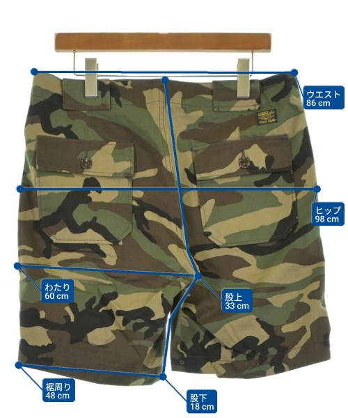 GOOD OL'（グッドオル）ショートパンツ カーキ サイズ:L メンズ/2200607649635