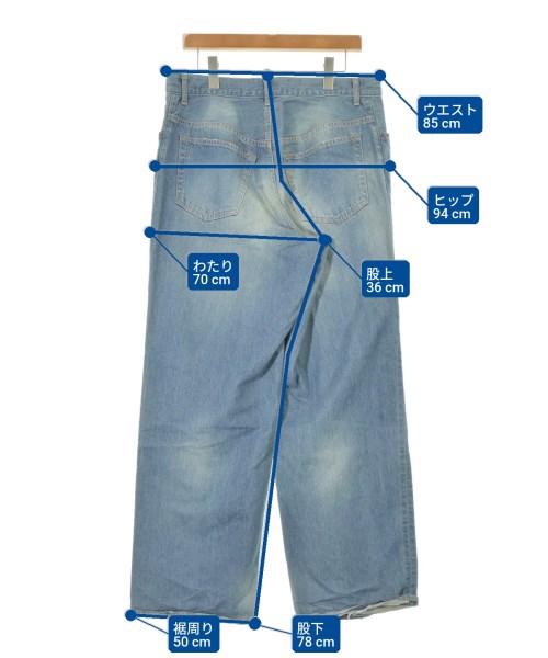 kolor/BEACON（カラービーコン）デニムパンツ 青 サイズ:2(M位) メンズ/2200637191586