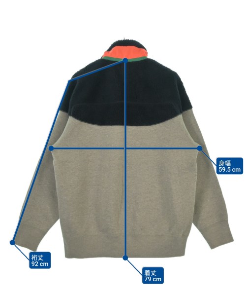 kolor/BEACON（カラービーコン）スウェット グレー サイズ:3(L位) メンズ/2200637617024