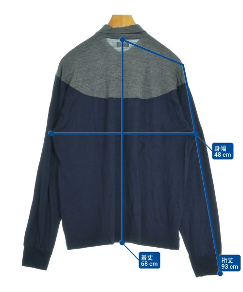 kolor/BEACON（カラービーコン）ニット・セーター 紺 サイズ:3(L位) メンズ/2200638807059