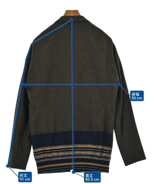 kolor/BEACON（カラービーコン）カジュアルジャケット 茶 サイズ:2(M位) メンズ/2200639158037