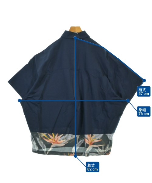 kolor/BEACON（カラービーコン）カジュアルシャツ 紺 サイズ:2(M位) メンズ/2200639864051