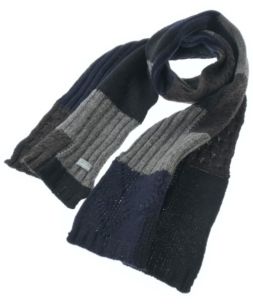 kolor/BEACON(カラービーコン)マフラー 紺 サイズ:-/2200643324022