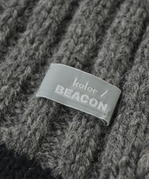 kolor/BEACON（カラービーコン）マフラー 紺 サイズ:- メンズ/2200643324022