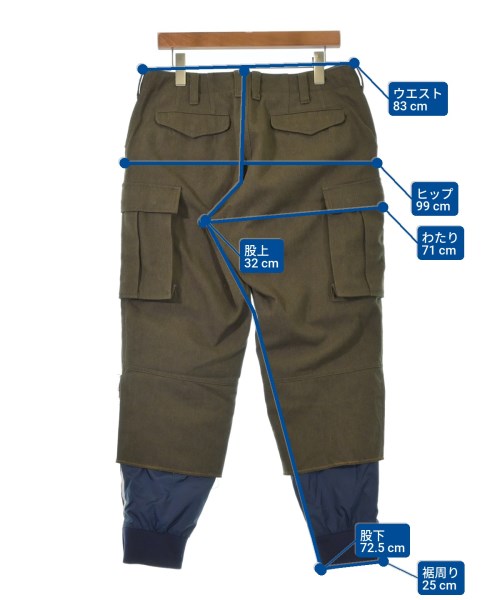 kolor/BEACON（カラービーコン）カーゴパンツ カーキ サイズ:2(M位) メンズ/2200629713062