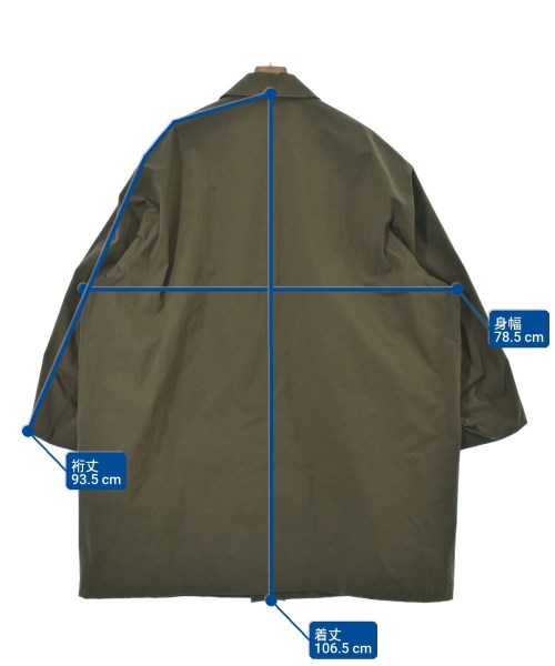 kolor/BEACON（カラービーコン）ステンカラーコート カーキ サイズ:2(M位) メンズ/2200631998051