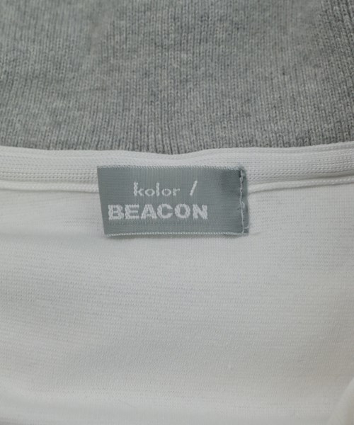 kolor/BEACON（カラービーコン）ポロシャツ 白 サイズ:1(S位) メンズ/2200607368031