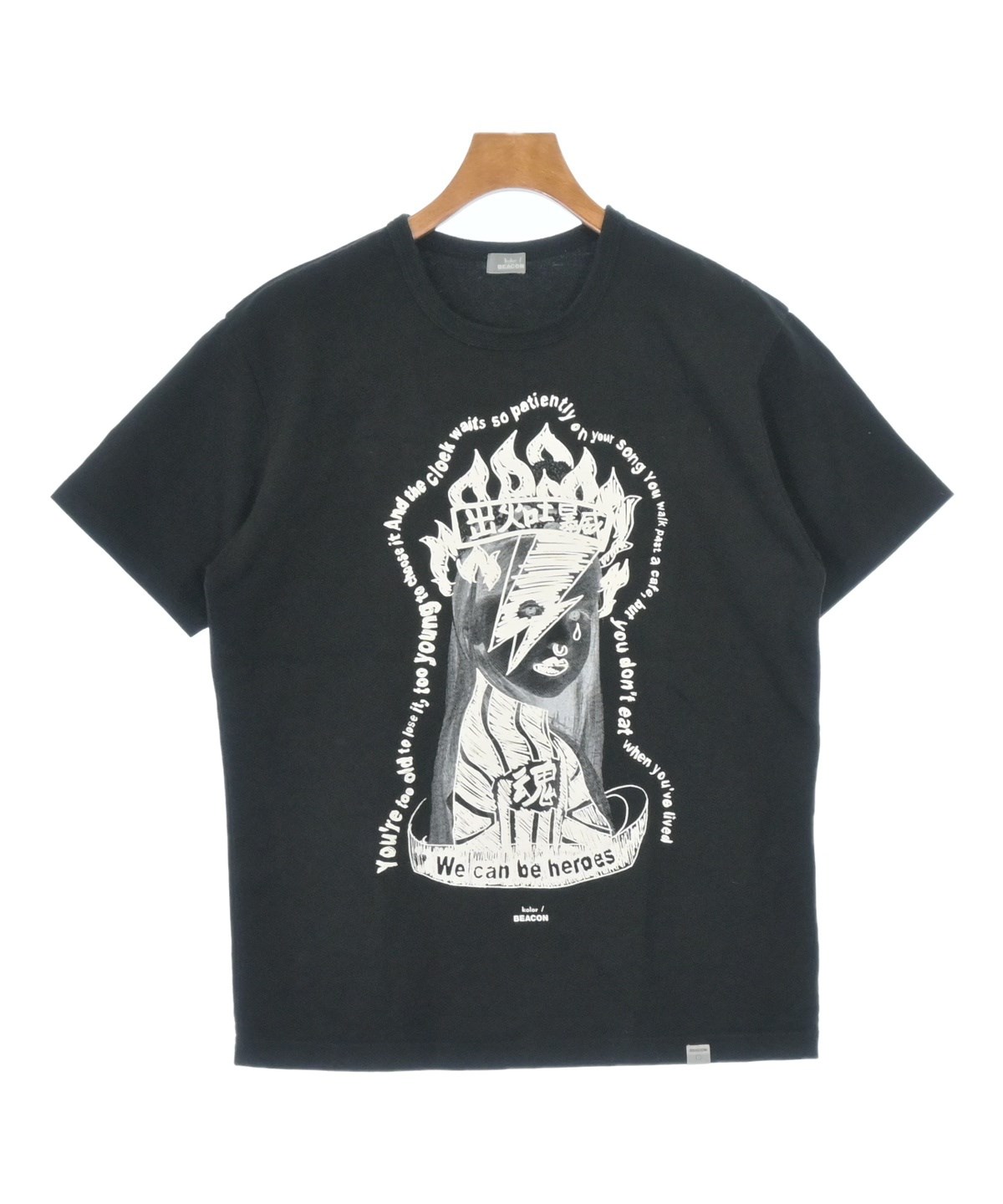 kolor / BEACON ブラック Tシャツ カラー　ビーコン kolor/BEACON（カラービーコン）Tシャツ・カットソー 黒 サイズ:1(S位