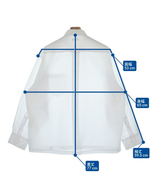 kolor/BEACON（カラービーコン）カジュアルシャツ 白 サイズ:3(L位) メンズ/2200679587378