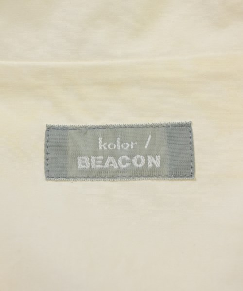kolor/BEACON（カラービーコン）カジュアルシャツ 白 サイズ:3(L位) メンズ/2200698575035