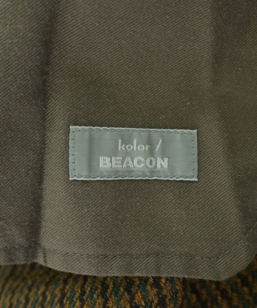 kolor/BEACON（カラービーコン）クロップドパンツ 茶 サイズ:2(M位) メンズ/2200701946012