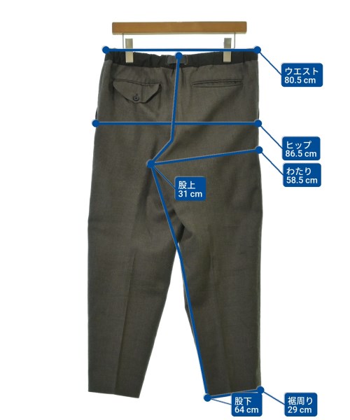 kolor/BEACON（カラービーコン）スラックス 茶 サイズ:2(M位) メンズ/2200650396128