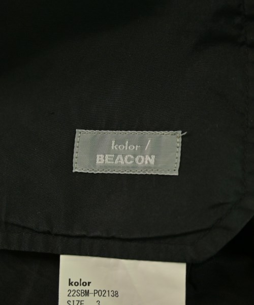 kolor/BEACON（カラービーコン）その他 黒 サイズ:3(L位) メンズ/2200650672130