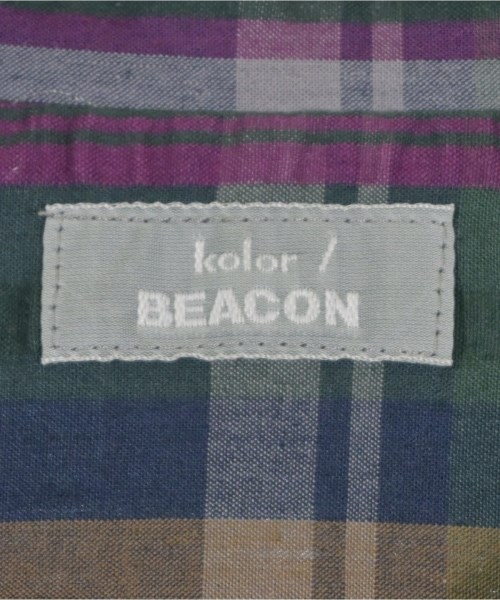 kolor/BEACON（カラービーコン）カジュアルシャツ 紫 サイズ:1(S位) メンズ/2200657905057