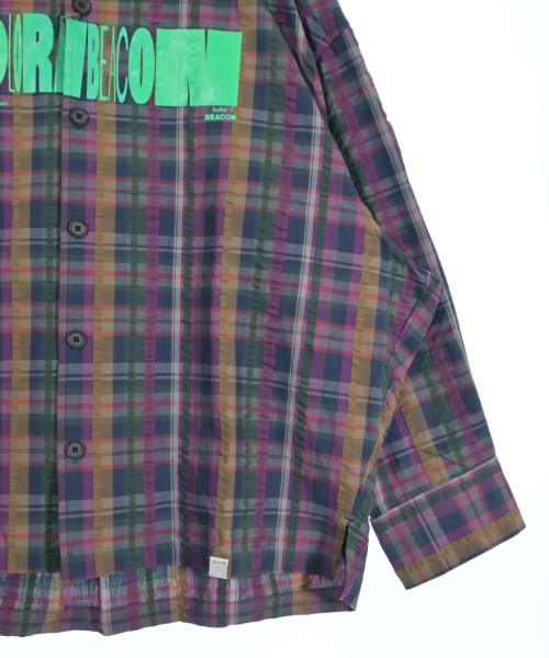 kolor/BEACON（カラービーコン）カジュアルシャツ 紫 サイズ:1(S位) メンズ/2200657905057