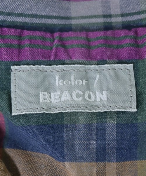 kolor/BEACON（カラービーコン）カジュアルシャツ 紫 サイズ:1(XXL位) メンズ/2200709662037