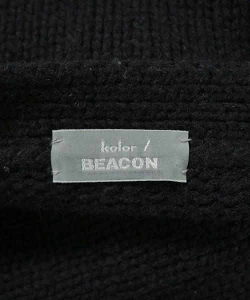 kolor/BEACON（カラービーコン）カーディガン 黒 サイズ:3(L位) メンズ/2200713233025
