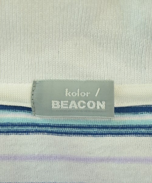kolor/BEACON（カラービーコン）ポロシャツ 白 サイズ:3(L位) メンズ/2200713353037
