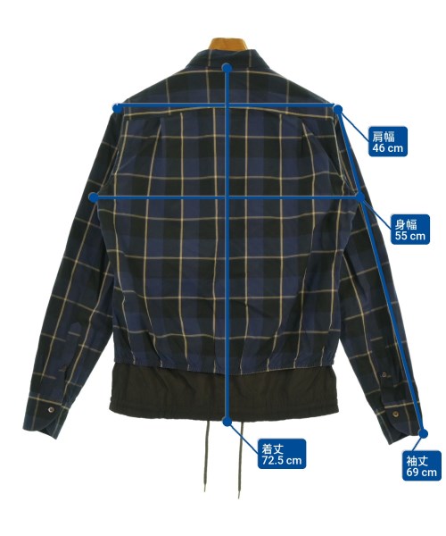 kolor/BEACON（カラービーコン）カジュアルシャツ 紺 サイズ:2(M位) メンズ/2200649128044