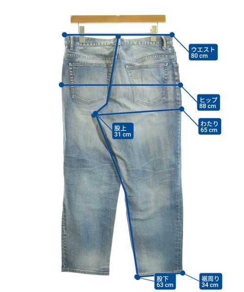 kolor/BEACON（カラービーコン）デニムパンツ 青 サイズ:1(S位) メンズ/2200641808159