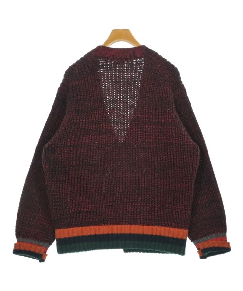 kolor/BEACON（カラービーコン）カーディガン 赤 サイズ:2(M位) メンズ/2200652372021