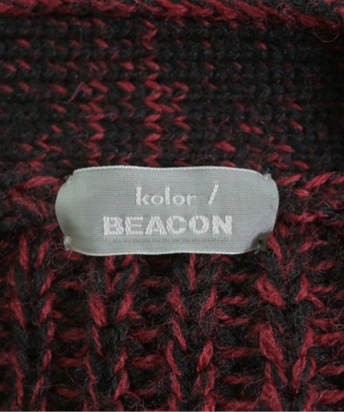 kolor/BEACON（カラービーコン）カーディガン 赤 サイズ:2(M位) メンズ/2200652372021