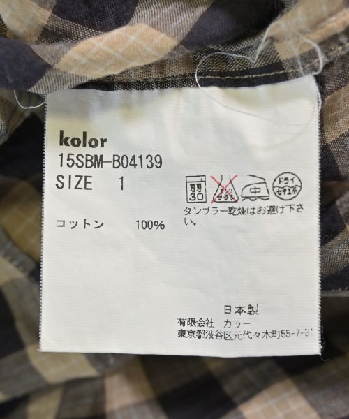 kolor/BEACON（カラービーコン）カジュアルシャツ その他（柄物・カラフル） サイズ:1(S位) メンズ/2200701467043