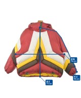 kolor/BEACON（カラービーコン）ダウンジャケット/ダウンベスト 赤 サイズ:2(M位) メンズ/2200662703013