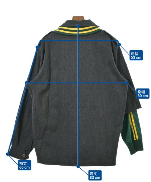 kolor/BEACON（カラービーコン）ミリタリーブルゾン グレー サイズ:3(L位) メンズ/2200662703037