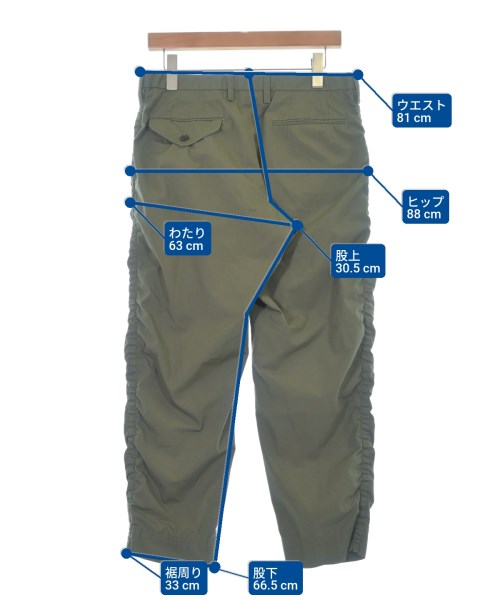 kolor/BEACON（カラービーコン）スラックス カーキ サイズ:2(M位) メンズ/2200666368058