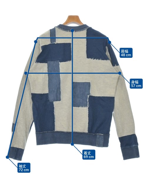 kolor/BEACON（カラービーコン）スウェット 紺 サイズ:2(M位) メンズ/2200665168017