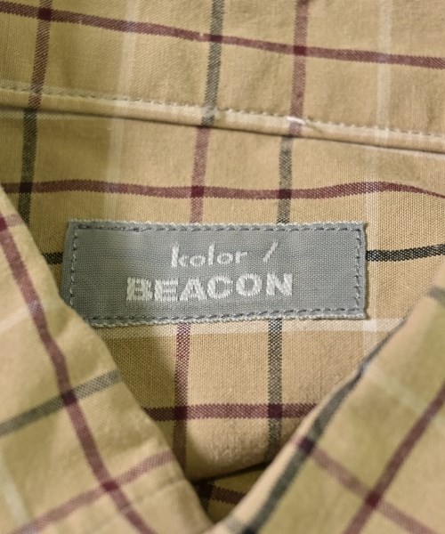 kolor/BEACON（カラービーコン）カジュアルシャツ ベージュ サイズ:2(M位) メンズ/2200669095159