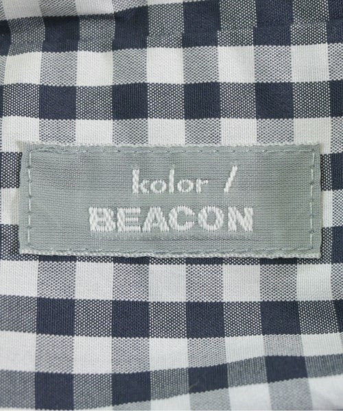 kolor/BEACON（カラービーコン）カジュアルシャツ 黒 サイズ:1(S位) メンズ/2200729485050