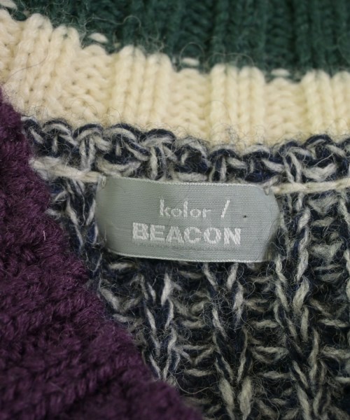 kolor/BEACON（カラービーコン）ニット・セーター 紺 サイズ:3(L位) メンズ/2200719836015