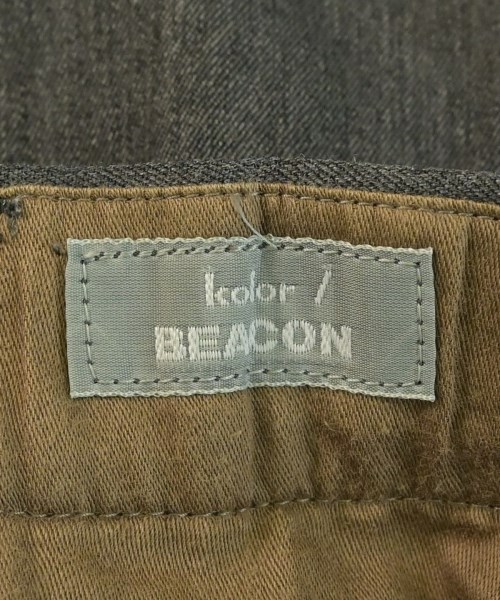 kolor/BEACON（カラービーコン）スラックス グレー サイズ:1(S位) メンズ/2200728067080