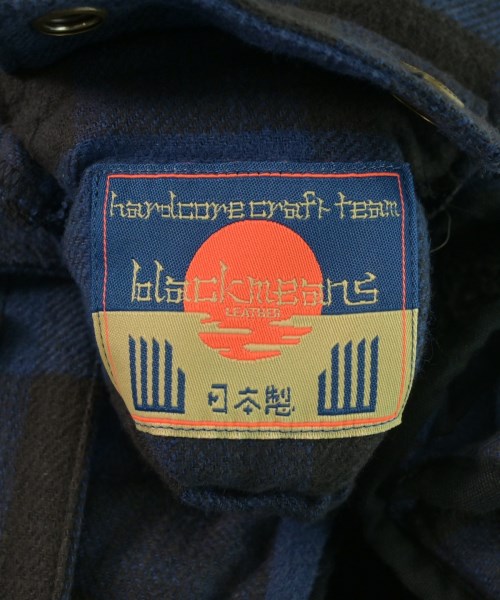 black means（ブラックミーンズ）カジュアルシャツ 青 サイズ:2(M位) メンズ/2200634035029