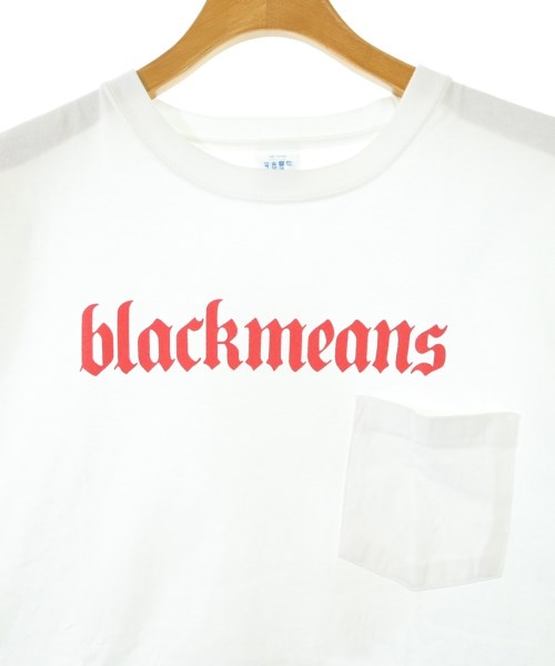 black means（ブラックミーンズ）Tシャツ・カットソー 白 サイズ:L メンズ/2200642412089