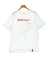 black means（ブラックミーンズ）Tシャツ・カットソー 白 サイズ:L メンズ/2200642412089