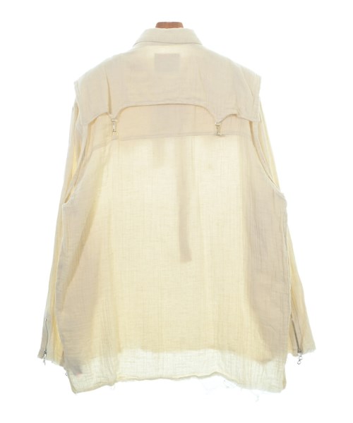 black means（ブラックミーンズ）カジュアルシャツ ベージュ サイズ:5(XXL位) メンズ/2200677697086