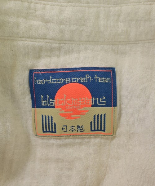 black means（ブラックミーンズ）カジュアルシャツ ベージュ サイズ:5(XXL位) メンズ/2200677697086