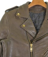 black means（ブラックミーンズ）ライダース 茶 サイズ:-(XS位) メンズ/2200657777012