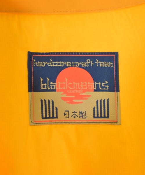 black means（ブラックミーンズ）ダウンジャケット/ダウンベスト 黄 サイズ:3(L位) メンズ/2200670522026