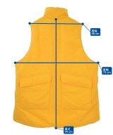 black means（ブラックミーンズ）ダウンジャケット/ダウンベスト 黄 サイズ:3(L位) メンズ/2200670522026