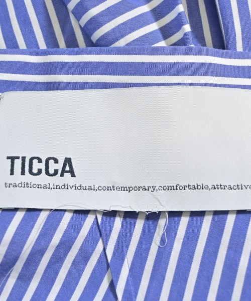 TICCA（ティッカ）ブラウス 青 サイズ:F レディース/2200619133092
