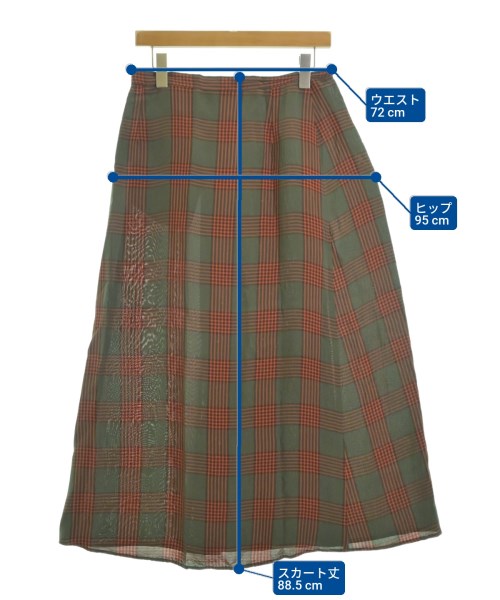 TICCA（ティッカ）ロング・マキシ丈スカート カーキ サイズ:F レディース/2200633705107