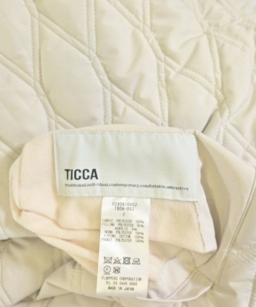 TICCA（ティッカ）ダウンコート グレー サイズ:F レディース/2200644744225
