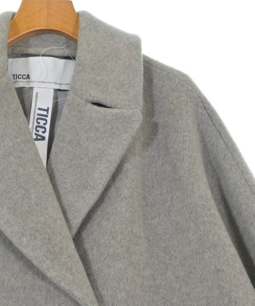 TICCA（ティッカ）チェスターコート グレー サイズ:F レディース/2200644745468