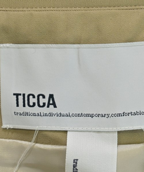 TICCA（ティッカ）ステンカラーコート ベージュ サイズ:F レディース/2200644747080